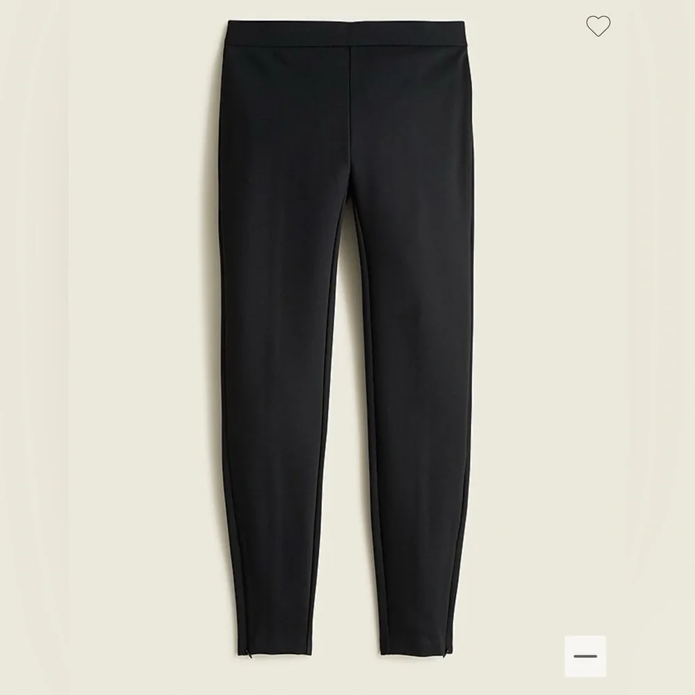 J Crew Split Hem Pixie Pant in Stretch Ponte EUC Size Small